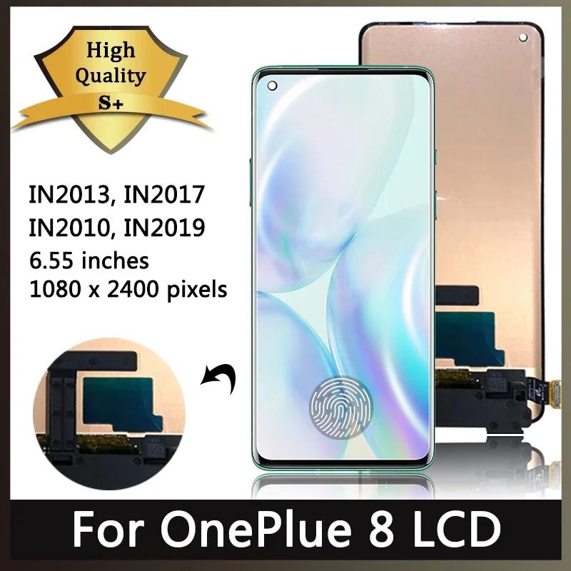 OnePlus 8 IN2013 IN2017   AMOLED LCD ÷  ġ ũ, ̸ 1 + 8 ÷ ü, 6.55 ġ ġ